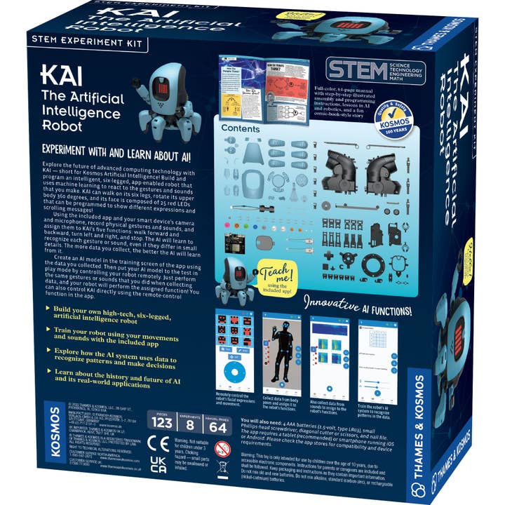 Thames & Kosmos UK LP – wholesale Toy set – Kids – KAI: Kosmos Artificial Intelligence Robot - Science Kit6
