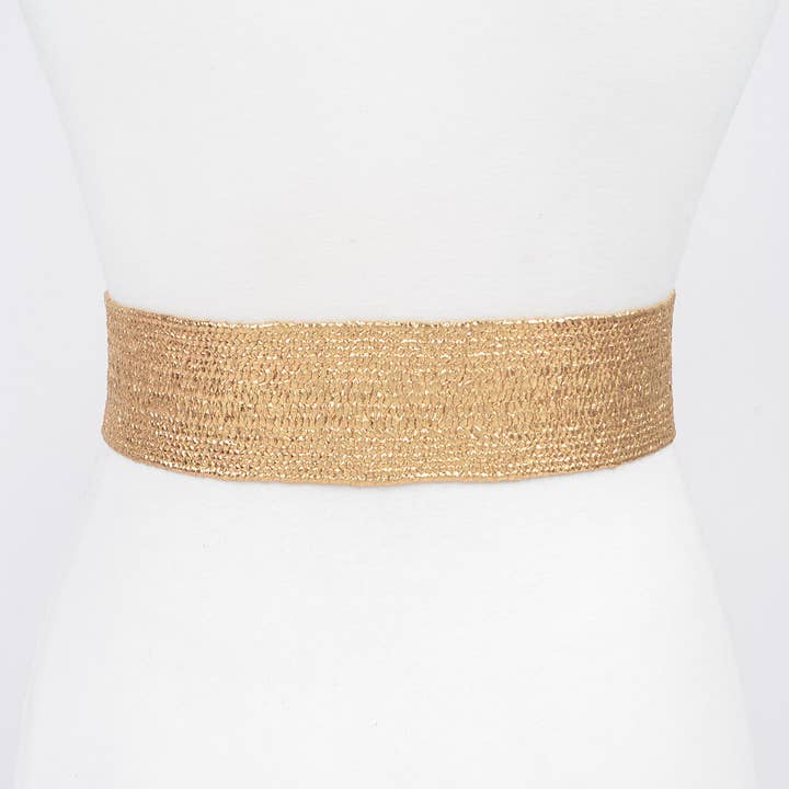 3AM BY H&D ACCESSORIES – Cinto - Mulher por atacado – Cinto elástico de strass1