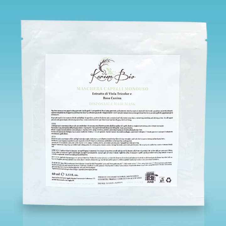 KARINABIO - Wholesale Hair Mask - Disposable Hair Mask - Extract of Tricolor Violet and Dog Rose0