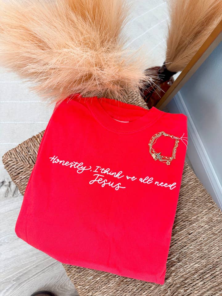 We all need Jesus Tee for wholesale by BTB Wholesale