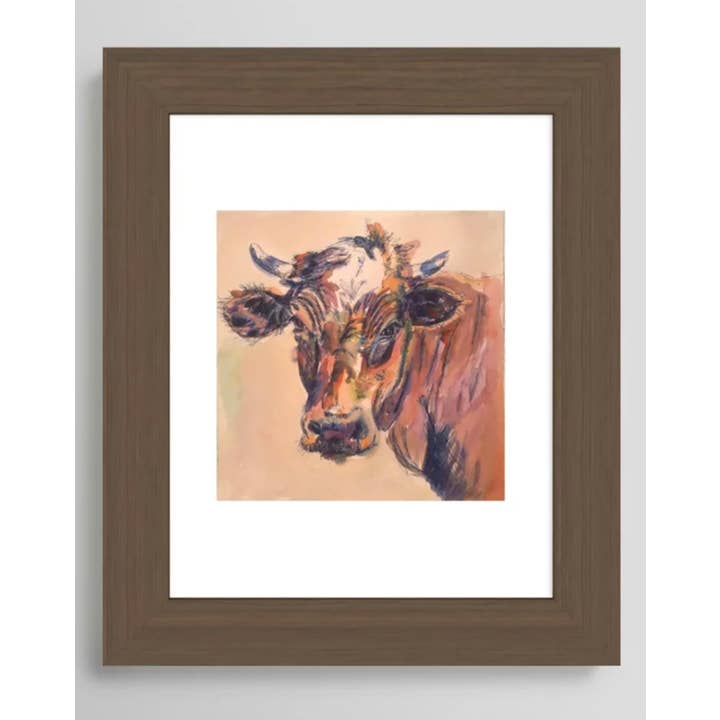Cow Print for wholesale by Fox & Willow Design Studio