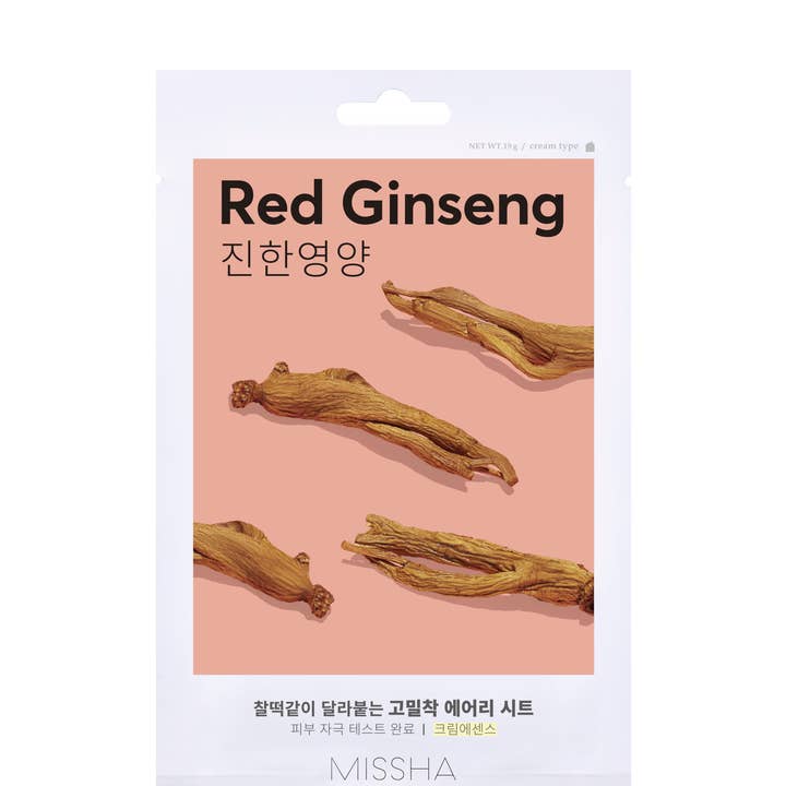 MISSHA Airy Fit sheetmask med röd ginseng för wholesale av TRENDING CORPORATE