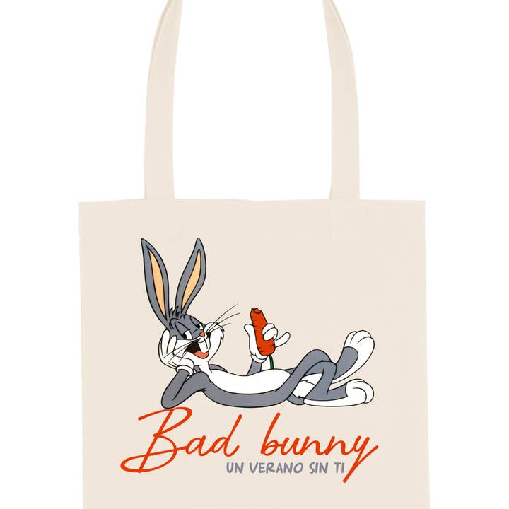 Bad Bunny x Bugs Bunny - Tote Bag for wholesale by Roukeys