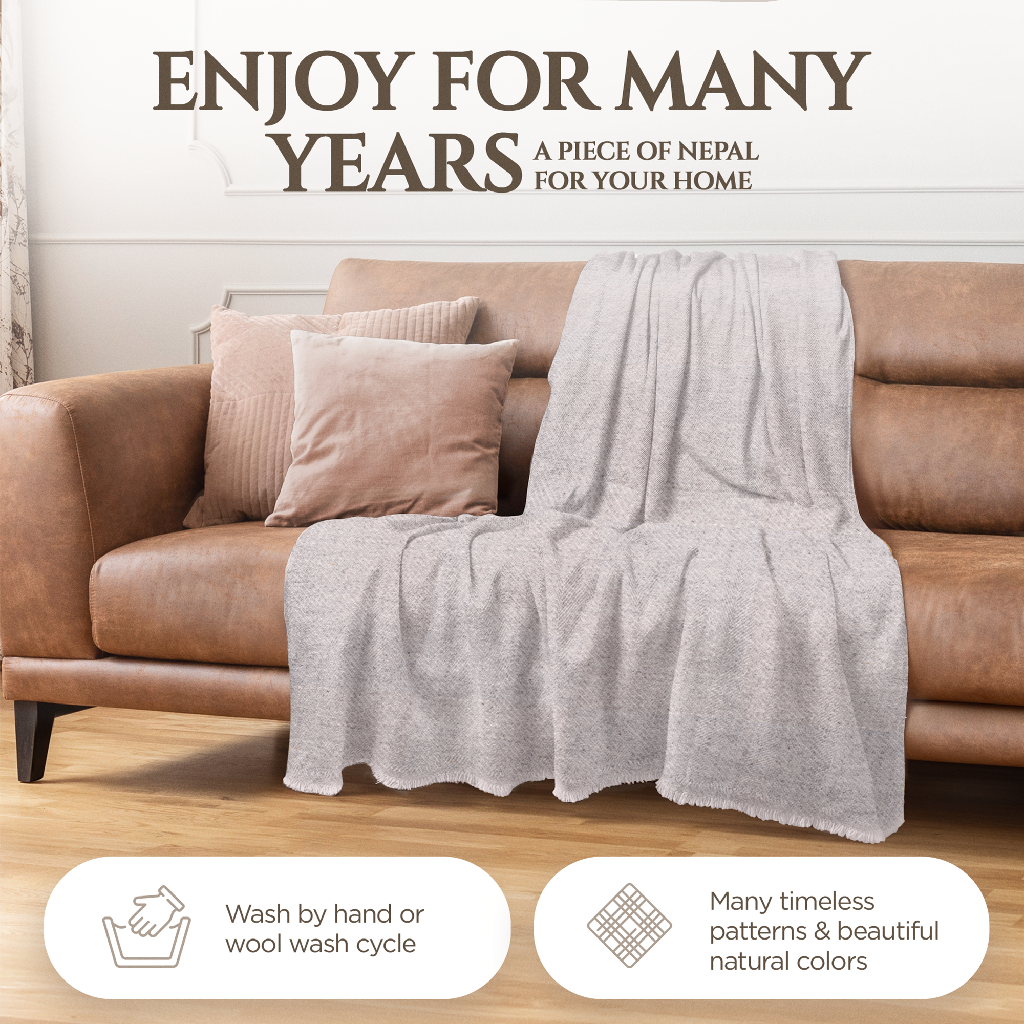 yanopurna - Vente Plaids - Couverture en cachemire unie6