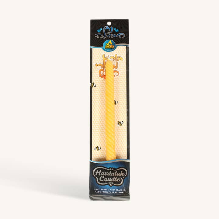 Vela Havdalah trenzada con cera de abejas - #21 para venta al por mayor de Ner Mitzvah