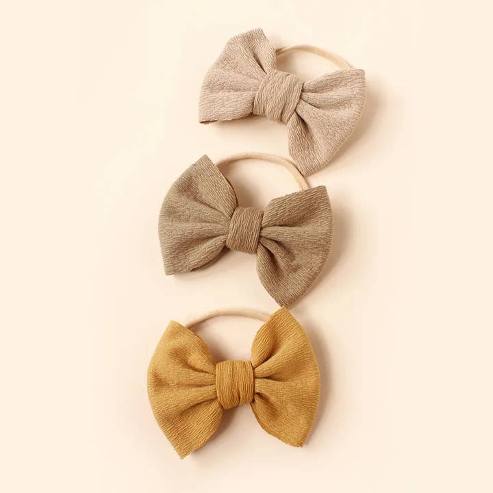 Crepe Knotted Headband for wholesale by Harper Baby Co