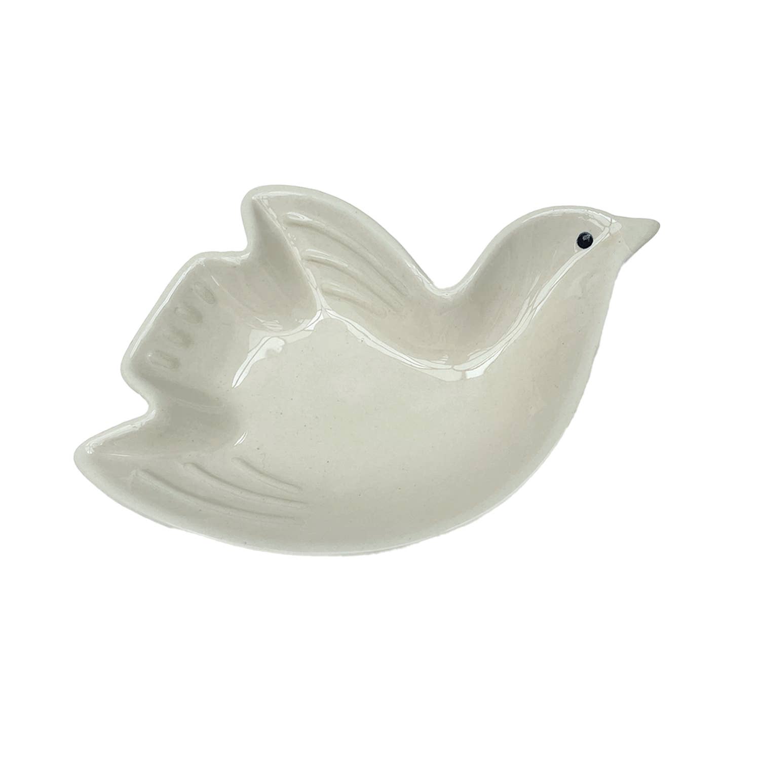 Opjet Paris - Vente Plats - Plat cuicui oiseau sable gm L30,5 P20,7 H5cm