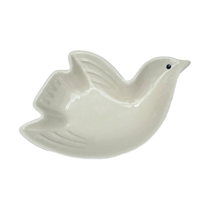 Opjet Paris - Vente Plats - Plat cuicui oiseau sable gm L30,5 P20,7 H5cm0