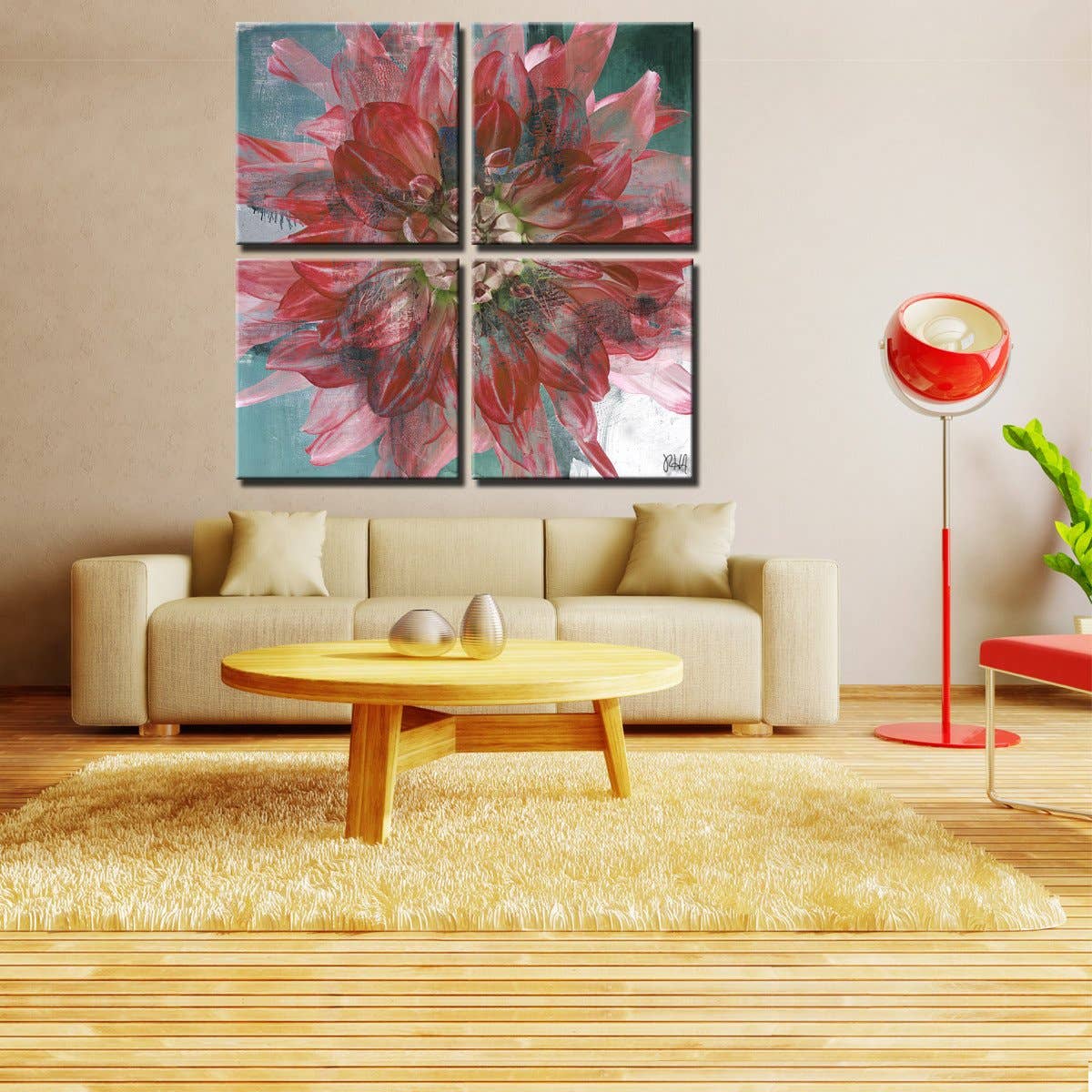 Ready2hangart, Inc. - Wholesale Painting/Drawing - Painted Petals XXXI' Canvas Wall Art1