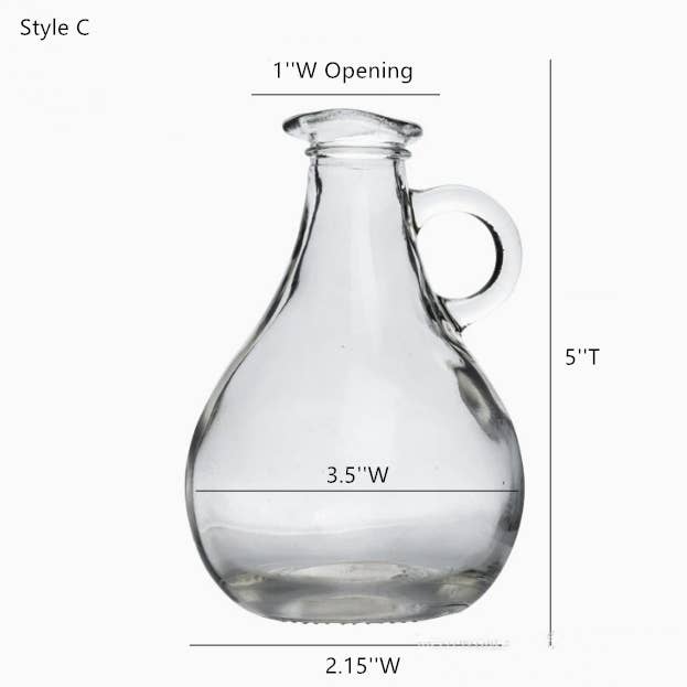 Sweet Home Deco - Wholesale Vase - Glass Bud Vase with Handle, Mini Glass Flower Pot, Clear2