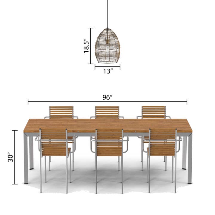 Bronze 18.5"H Avah Woven Modern Cage 1-Light Hanging Pendant Lamp for wholesale on Faire6