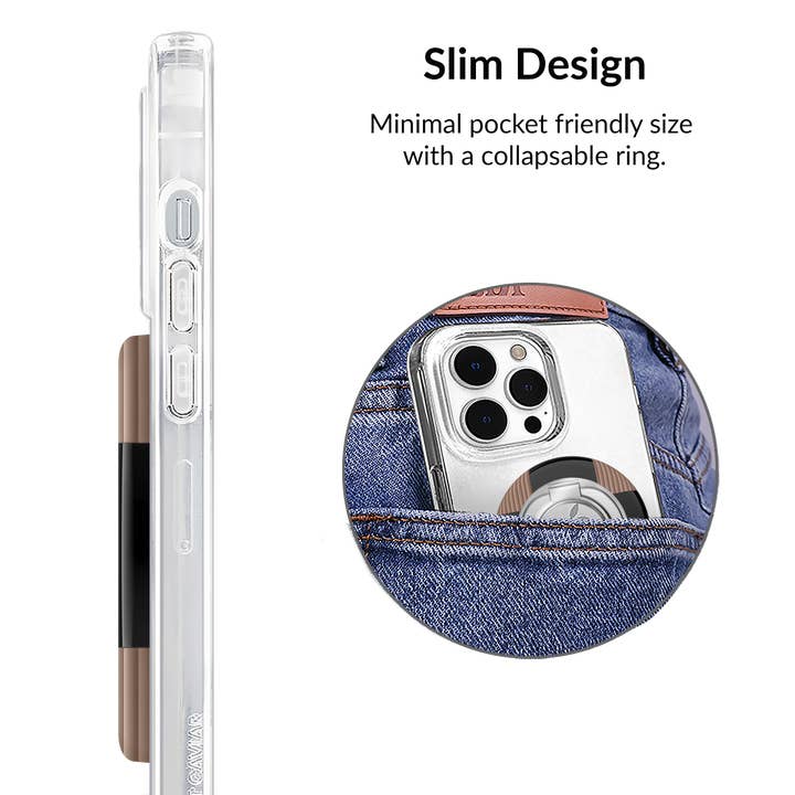 VELVET CAVIAR - Wholesale Phone Grip - Magnetic Phone Ring & Stand - Mocha Vibe Checker3