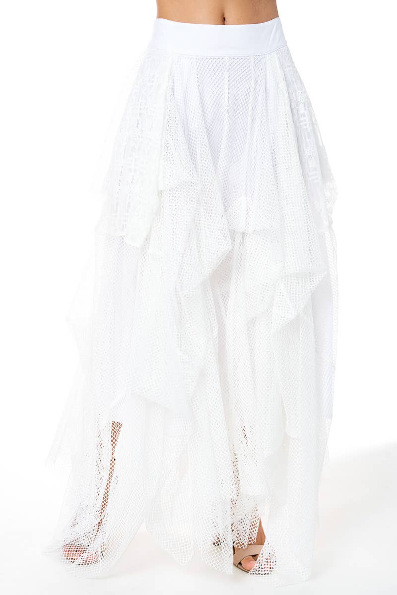 TOV – Saia - Mulher por atacado – [SK4120] Saia Maxi de malha reunida3