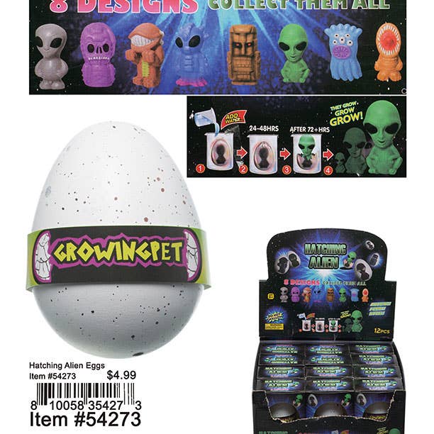 Puka Creations - Wholesale Fidget Toy - Kids - Hatching Alien Eggs