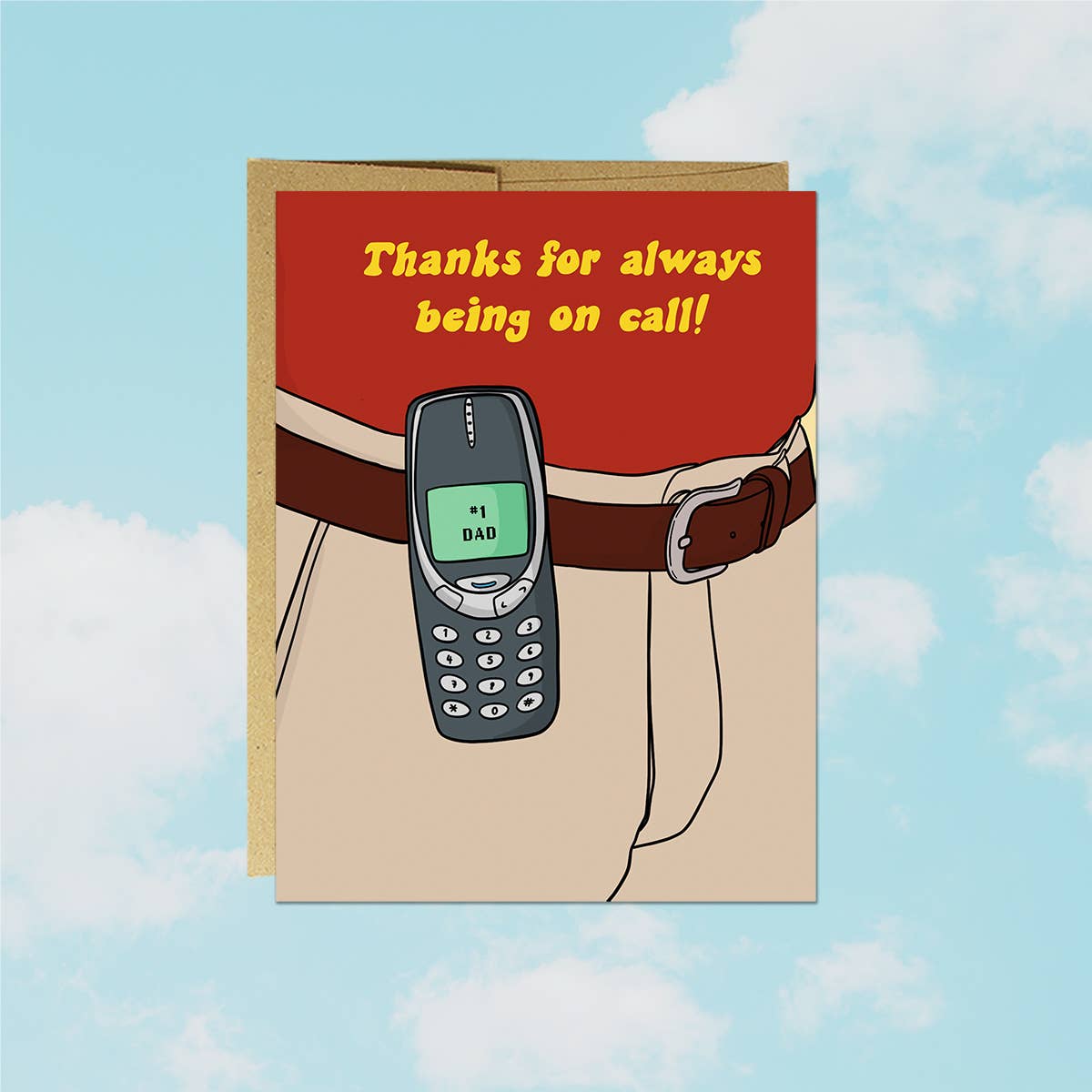 Party Mountain Paper co. - Wholesale Father's Day Card - Dad On Call | Father's Day Card1