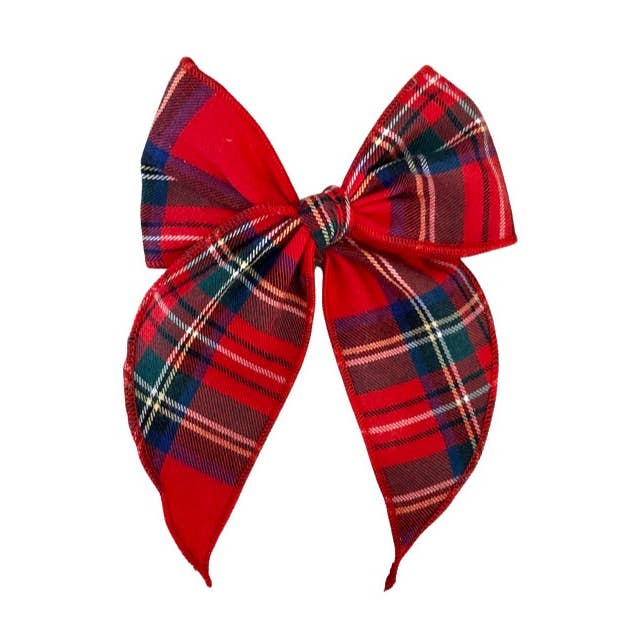 Jul Plaid//Midi Fay Bow for engroshandel hos Shay+Dash