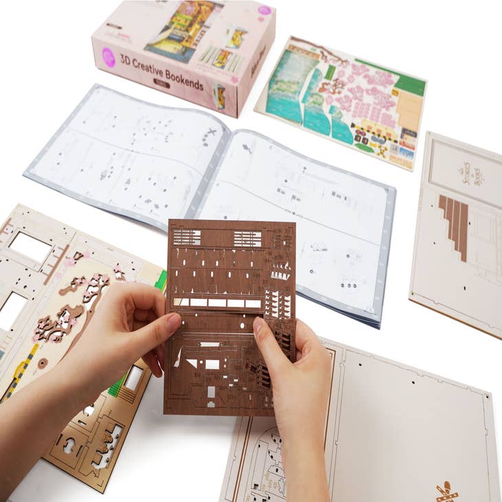 Rolife Sakura Densya 3D Wooden DIY Miniature House Book Nook TGB01#Shorts 