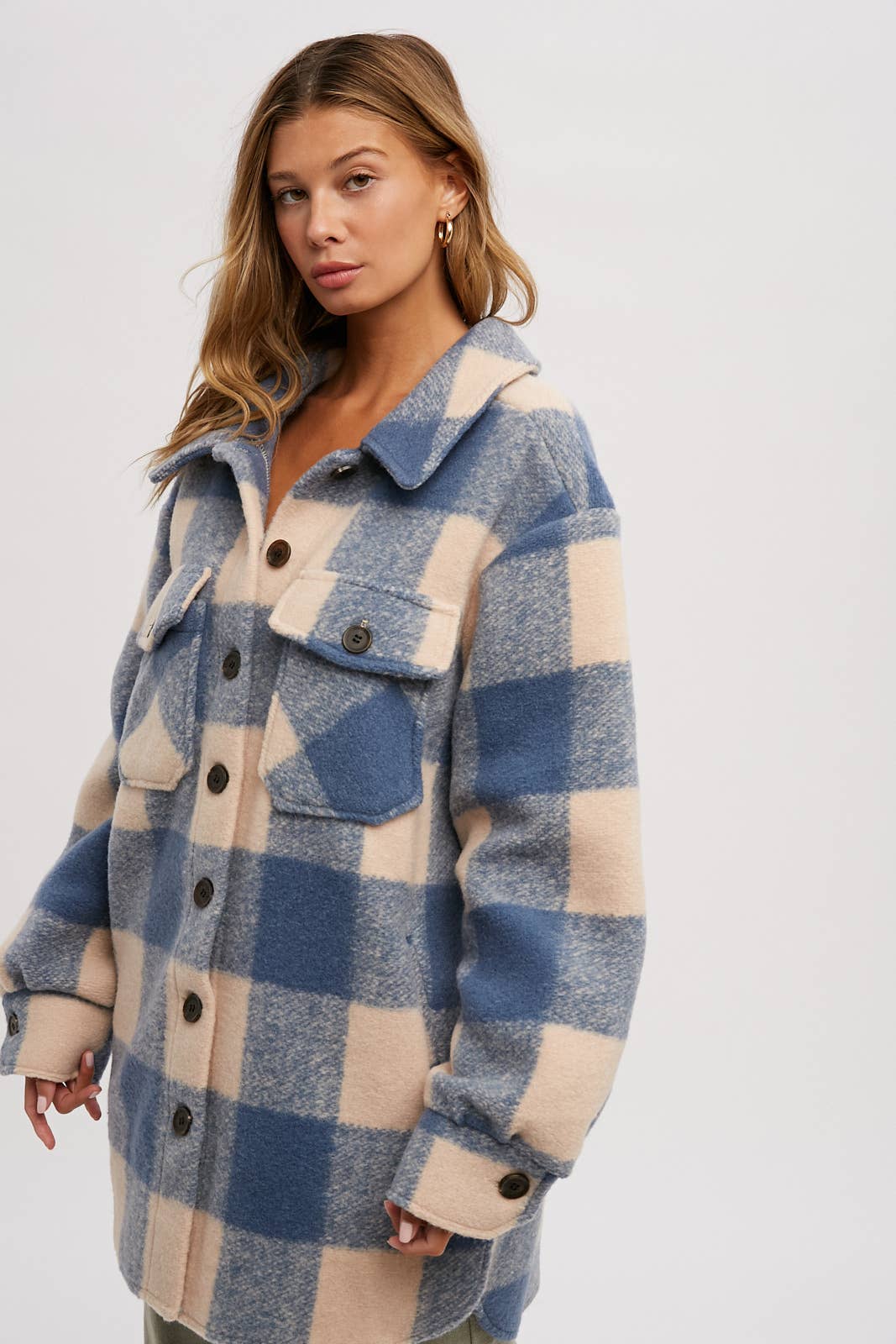 Bluivy – wholesale Rock - Dam – BORSTAD RUTIG ÖVERDIMENSIONERAD KAPPA17