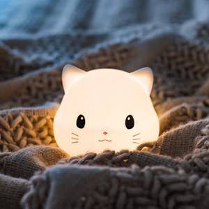 The Tiniest Tiger Motion Sensor Cat Night Light, Pink