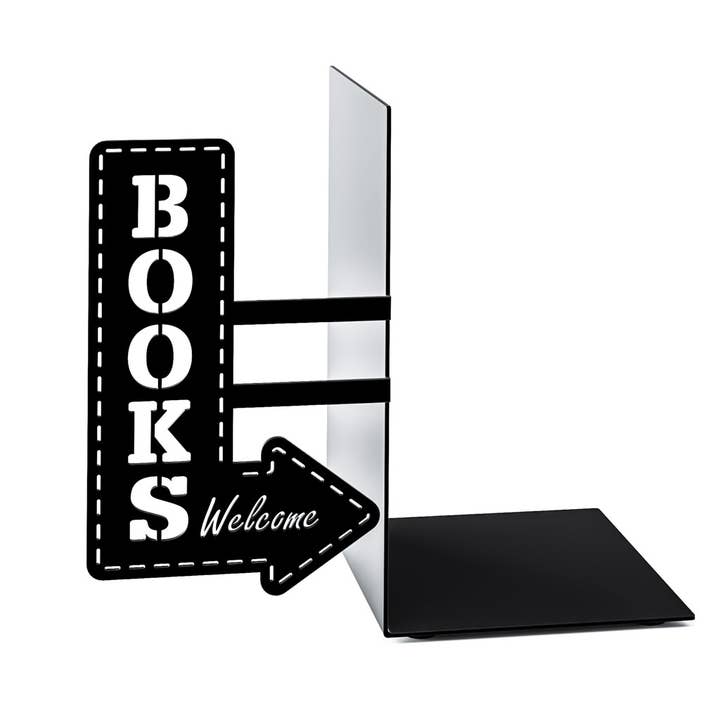 Book holder, bookshop, black for wholesale by Balvi