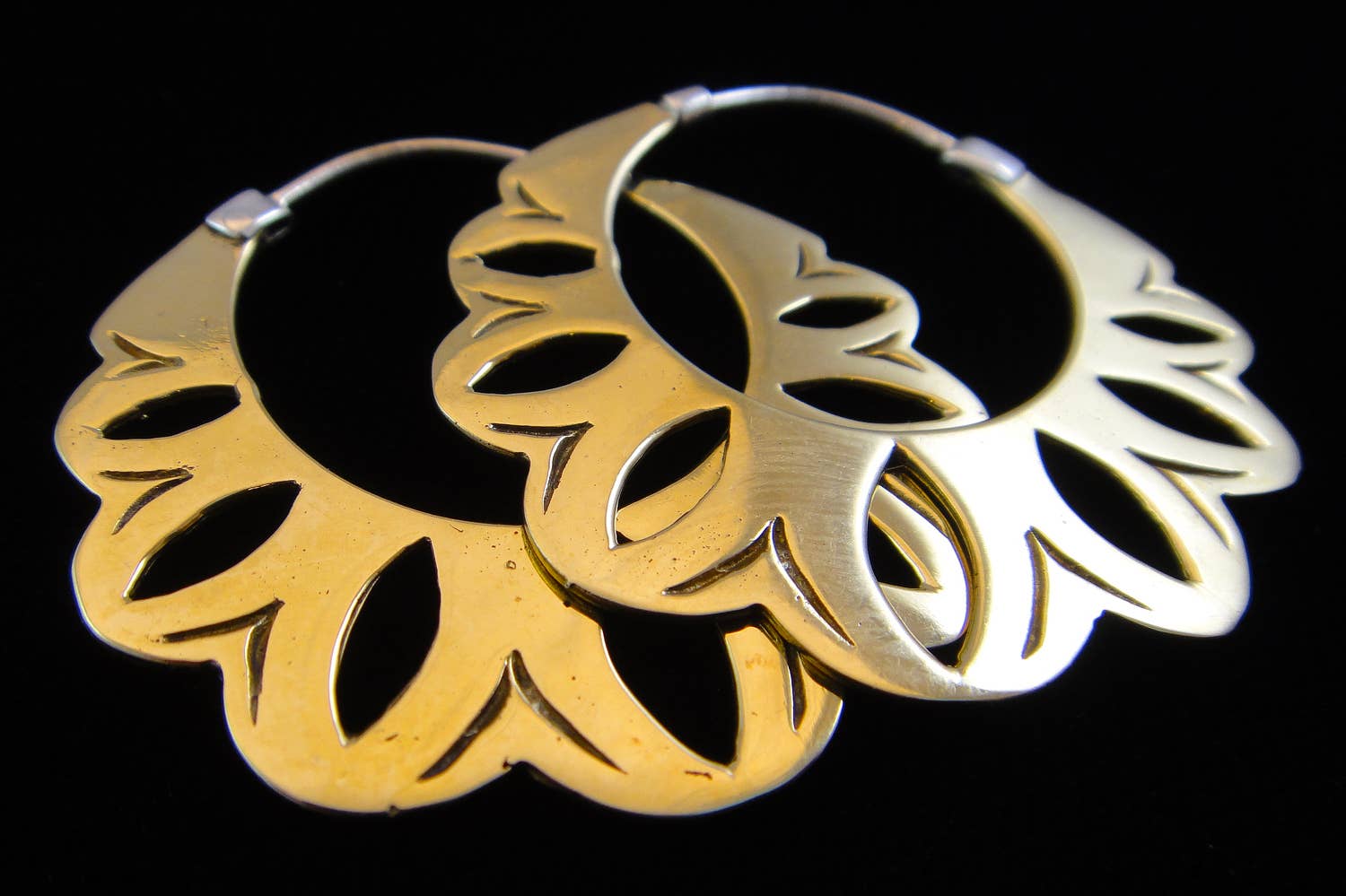 Tika - Wholesale Dangle Earrings - "Tula" Brass Earrings2