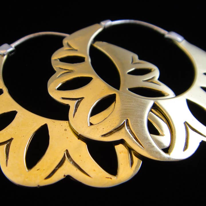 Tika - Wholesale Dangle Earrings - "Tula" Brass Earrings2