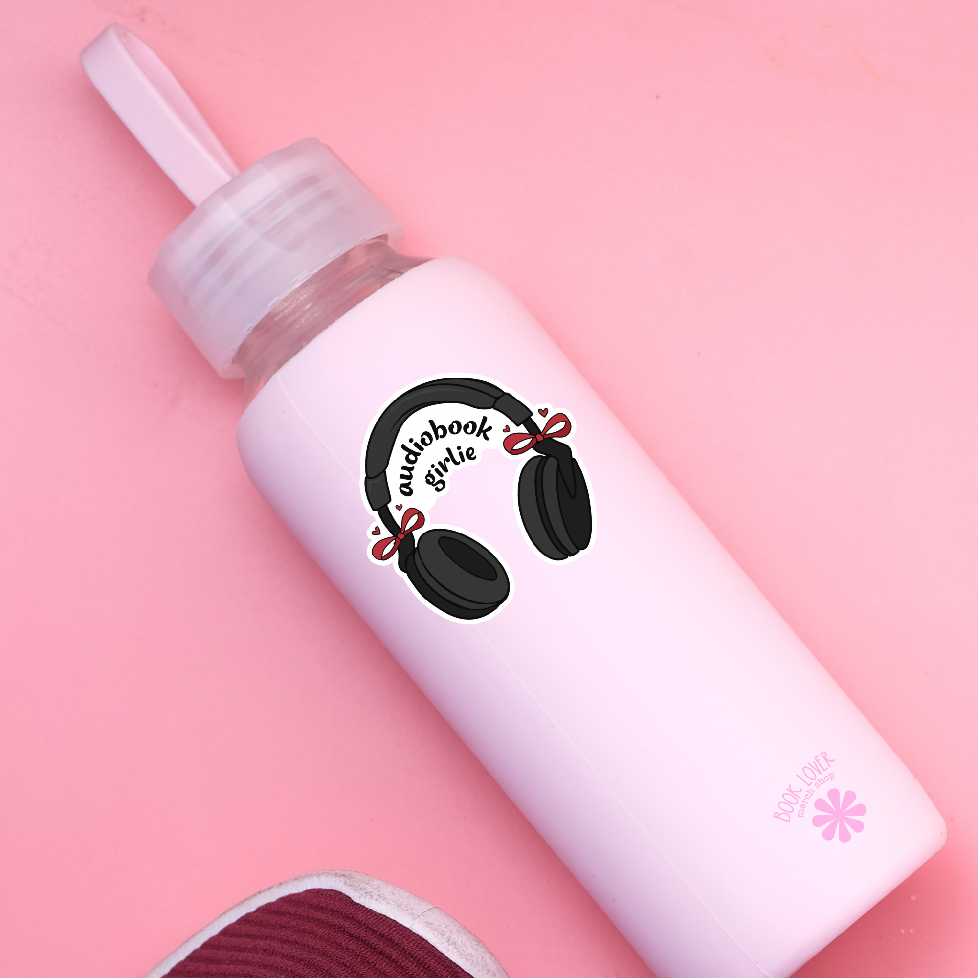 Book Lover Merch Shop – Adesivo por atacado – Adesivo Audiobook Girlie / Adesivo para Amantes de Livros2