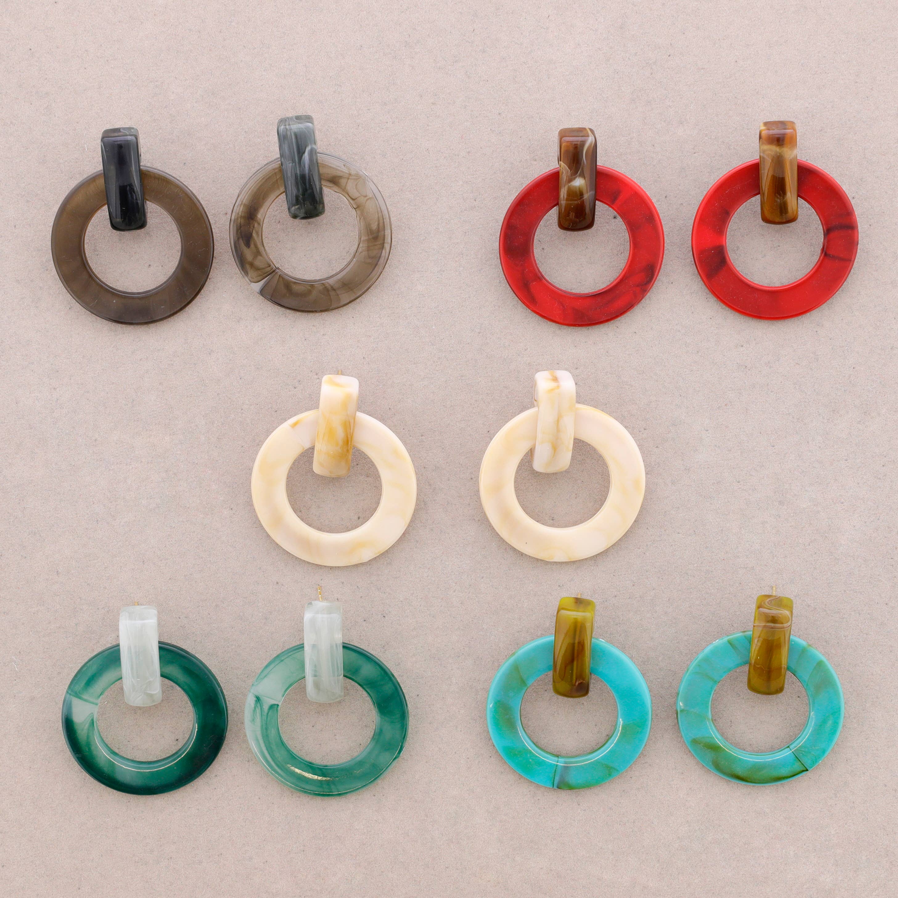 Sonata - Wholesale Snap Jewelry - Resin Ring Pendant Earrings5