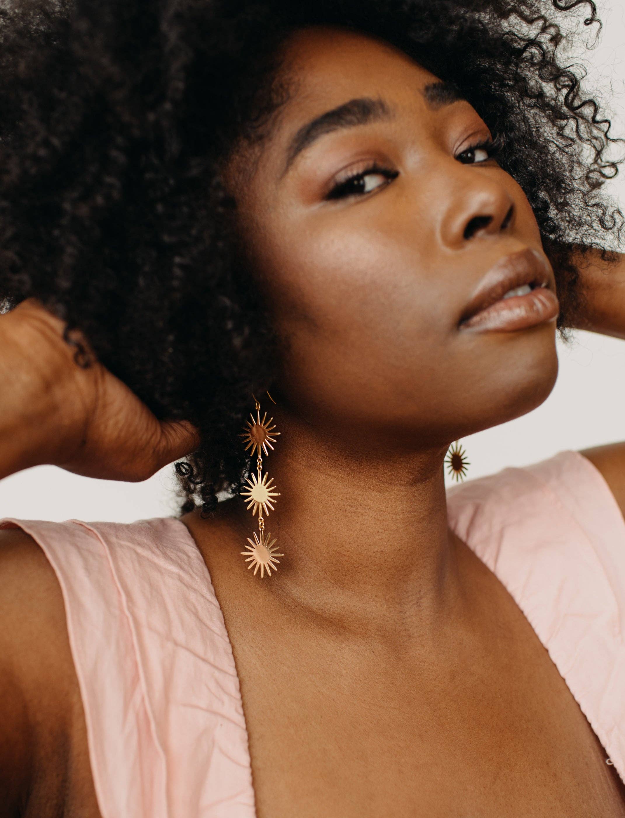 Océanne - Vente Boucles d'oreilles pendantes - Boucles d'oreilles Sunkissed1