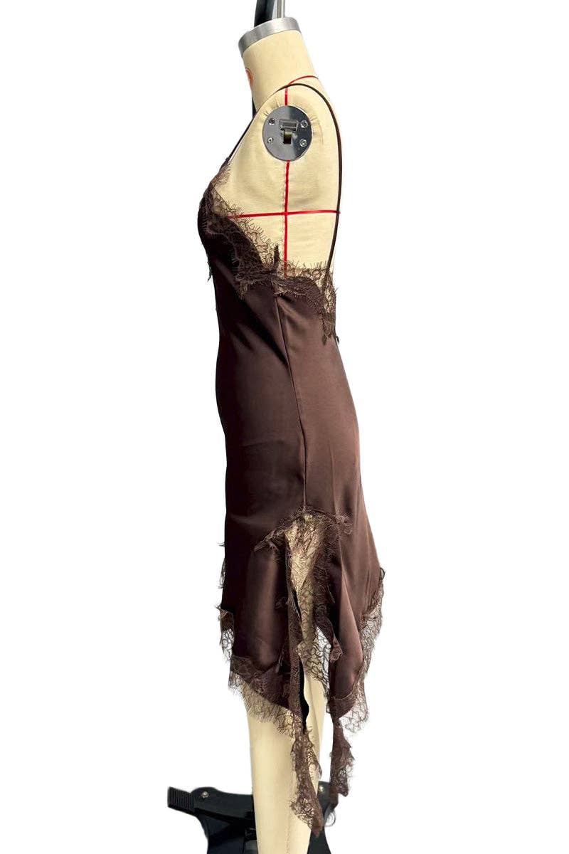 Mccolin - Wholesale Camisole - Women's - Lace-Trim Asymmetrical Cami Top9