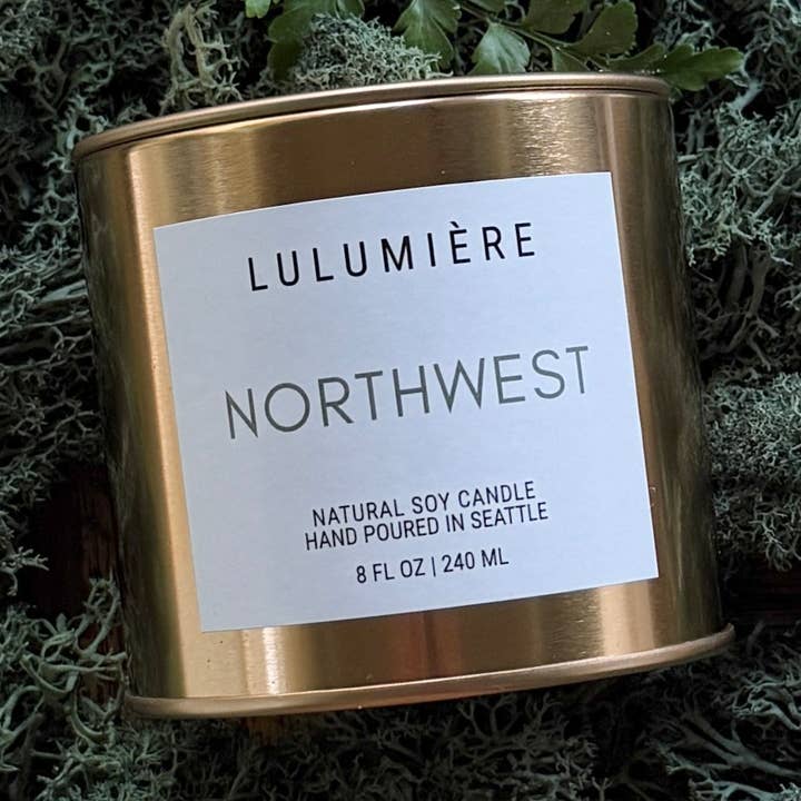 Copper Paint Tin Candles in Northwest for wholesale by LULUMIÈRE