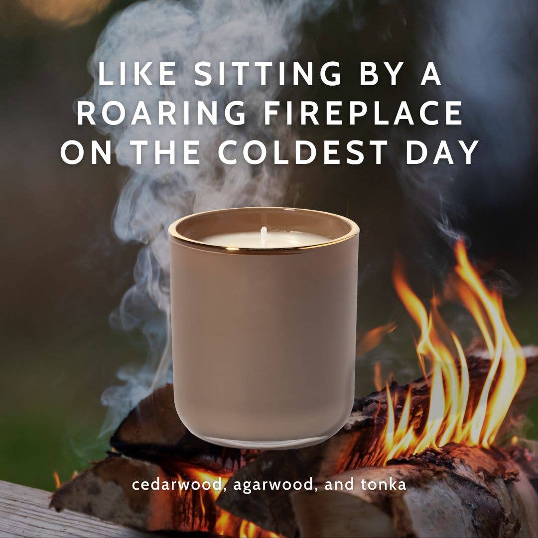 Little Torch - Wholesale Jar/Filled Candle - sui generis wood candle (cedarwood, agarwood, and tonka)3