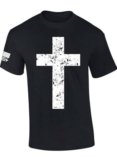 Camiseta Grunge Cruz Fe Jesús SS para venta al por mayor de Trenz Shirt Company