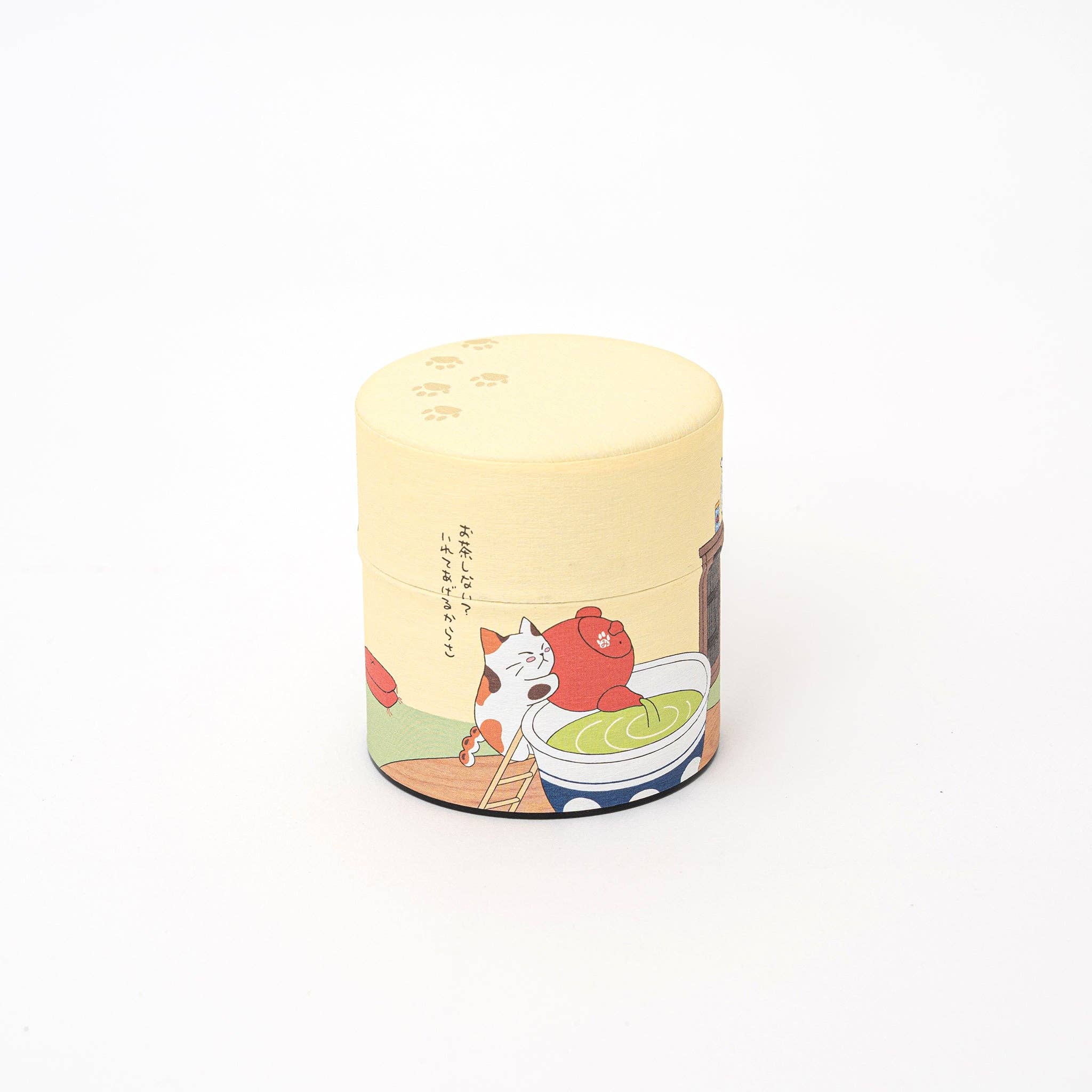 U PLUS INC - Wholesale Canister - Washi Tea Canister - 5 Patterns0
