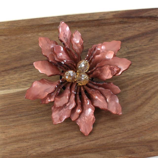 Pretty Persuasions - Wholesale Brooch - B23062 Shine Flower Brooch5