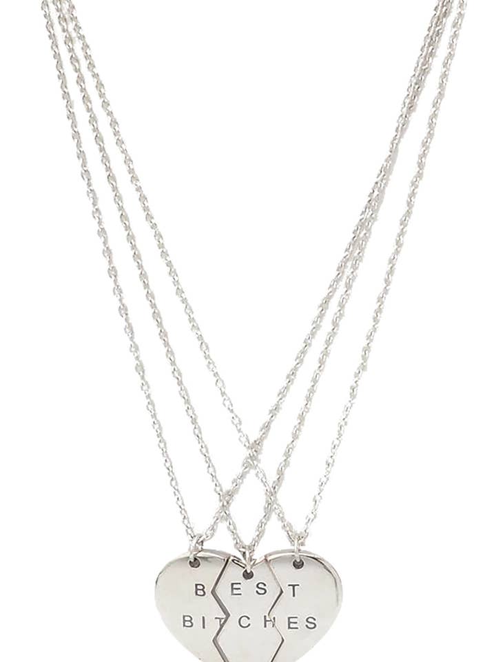 Lillian Bästa Vän Halsband, 3-delad Bästa B*****s Vänskap för wholesale av Quan Jewelry