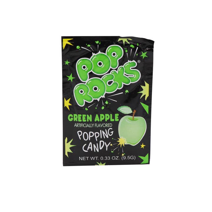 Grandpa Joe's Candy Shop - Wholesale Hard Candy - Pop Rocks, Green Apple, 0.33oz, 24Ct Case1
