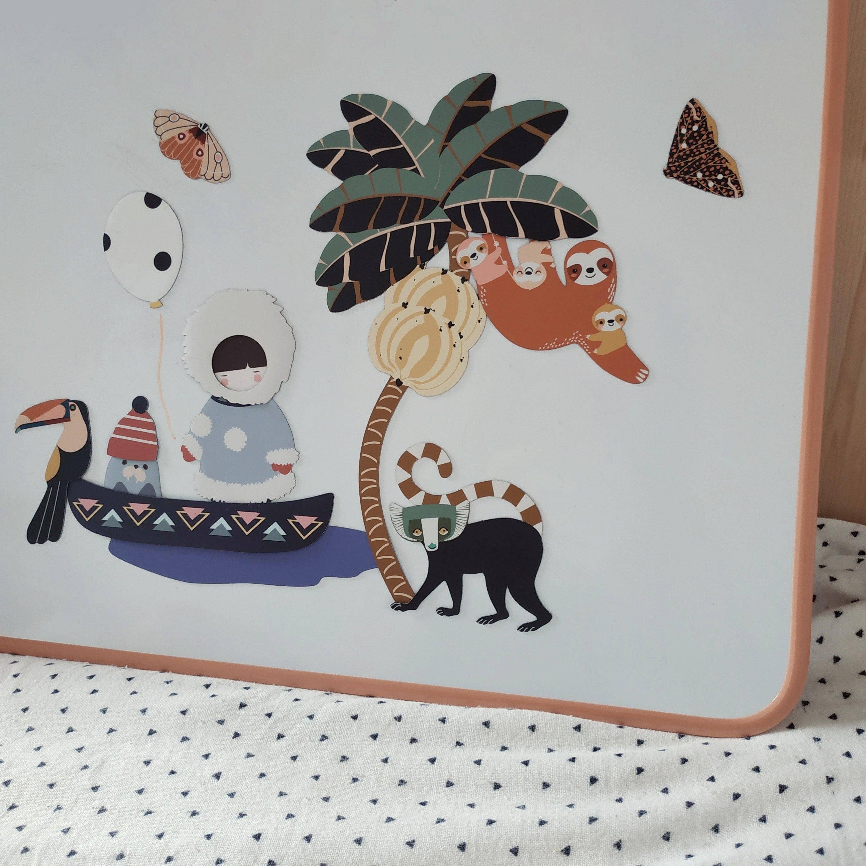 Ma Cabane à Rêves - Wholesale Magnet Board - Cabane Magnetic Whiteboard - Nude3