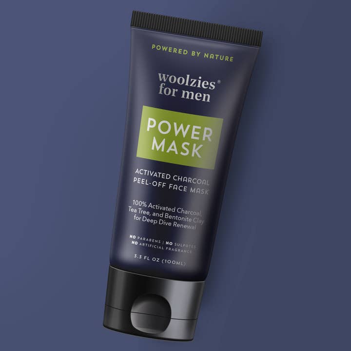 Woolzies – wholesale Ansiktsmasker – Herr – Mäns Power Mask Aktivt kol Ansiktsmask