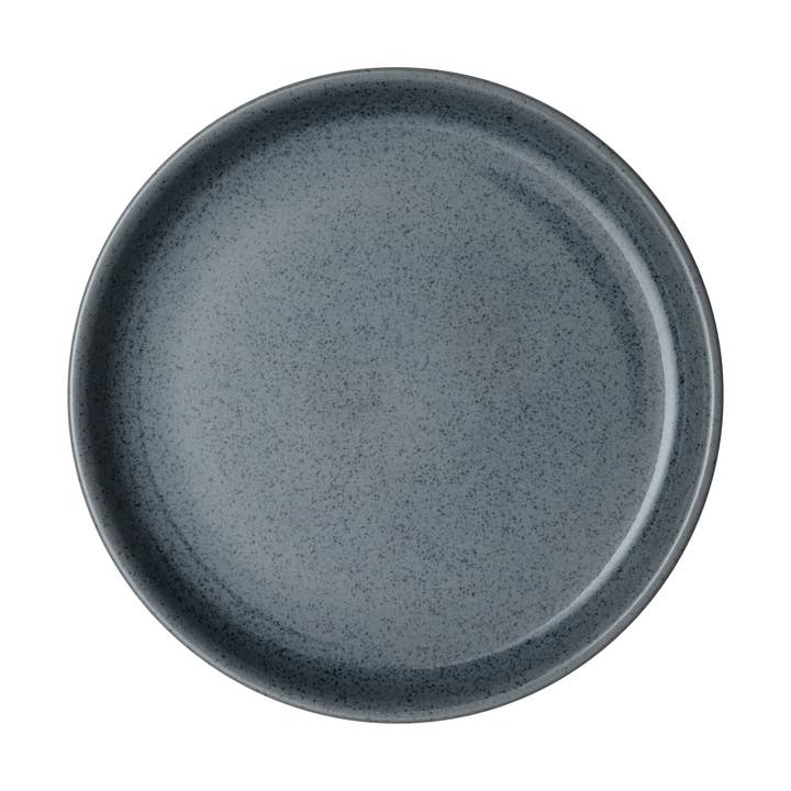 Dark Grey Speckle Coupe Dinner Plate for wholesale by Denby