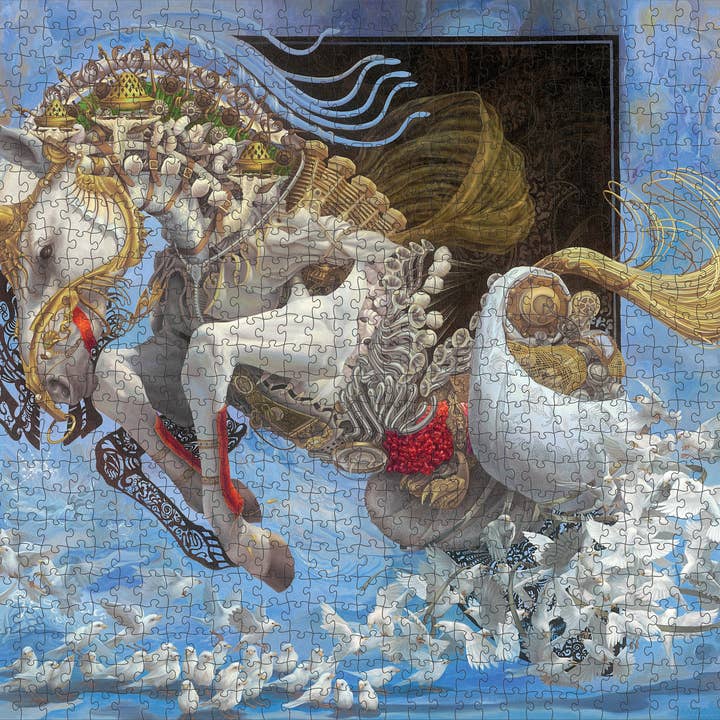 Pomegranate - Wholesale Puzzle - Adult - Heidi Taillefer: Silkworm 1000-Piece Jigsaw Puzzle