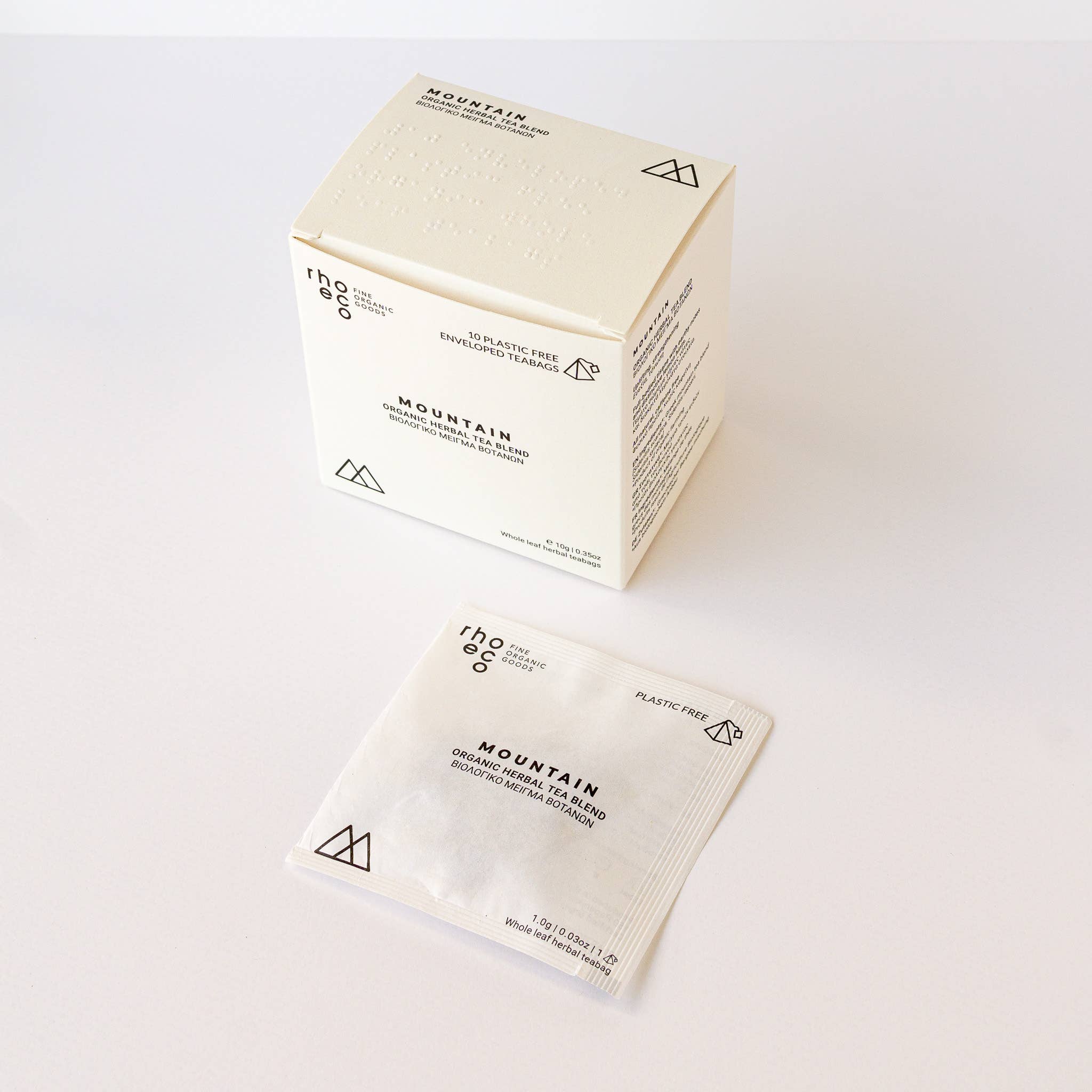 rhoeco - fine organic goods - Wholesale Tea bags - Herbal Tea Blends [Bio] - Compostable Pyramid Teabags0