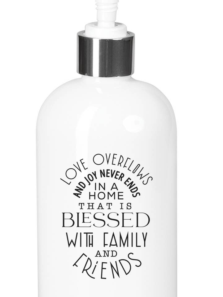 Love Overflows - Dispenser di sapone 10 Oz per la vendita all'ingrosso da parte di Dexsa