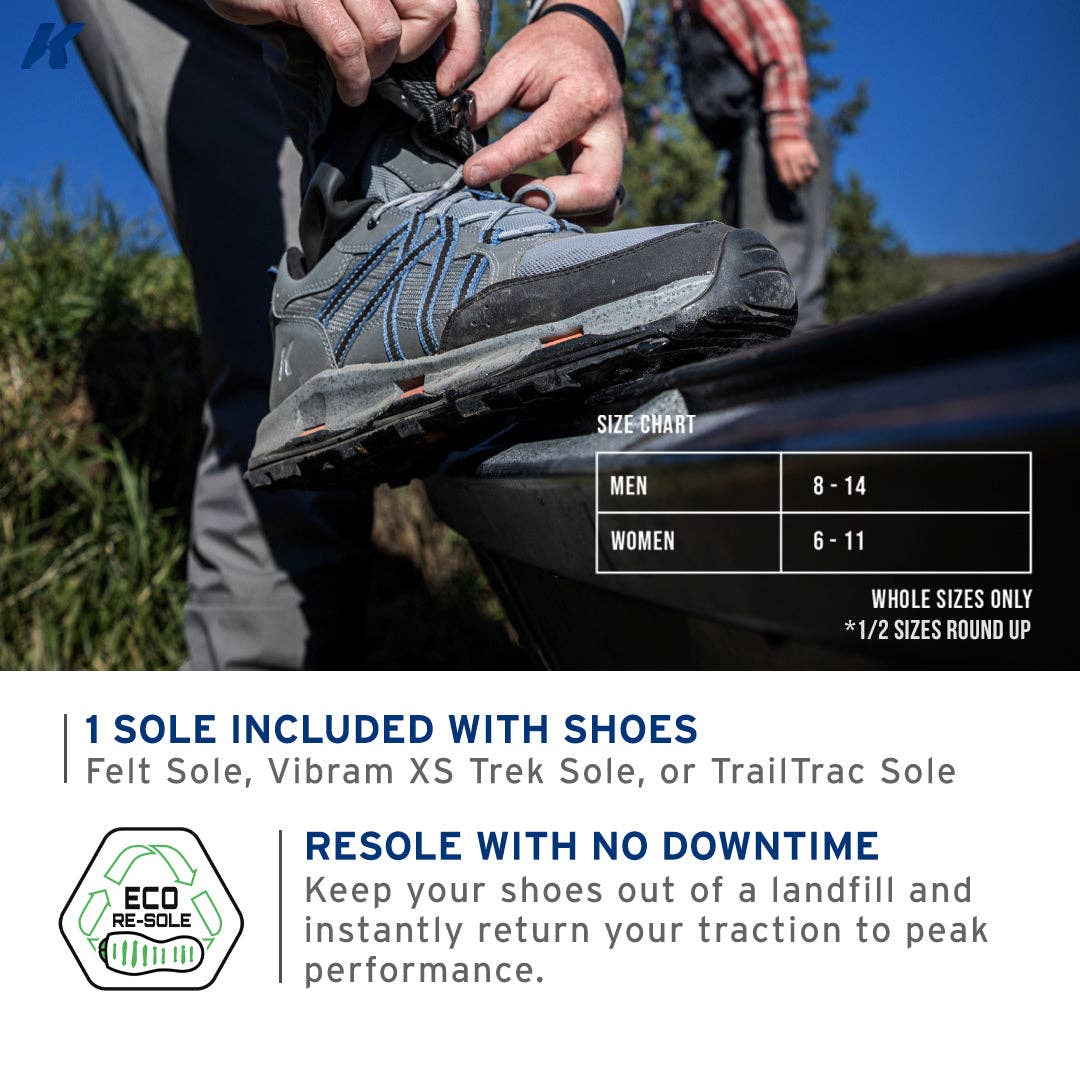 Korkers Products LLC - Wholesale Water Shoes - Men's - All Axis™ Shoe6