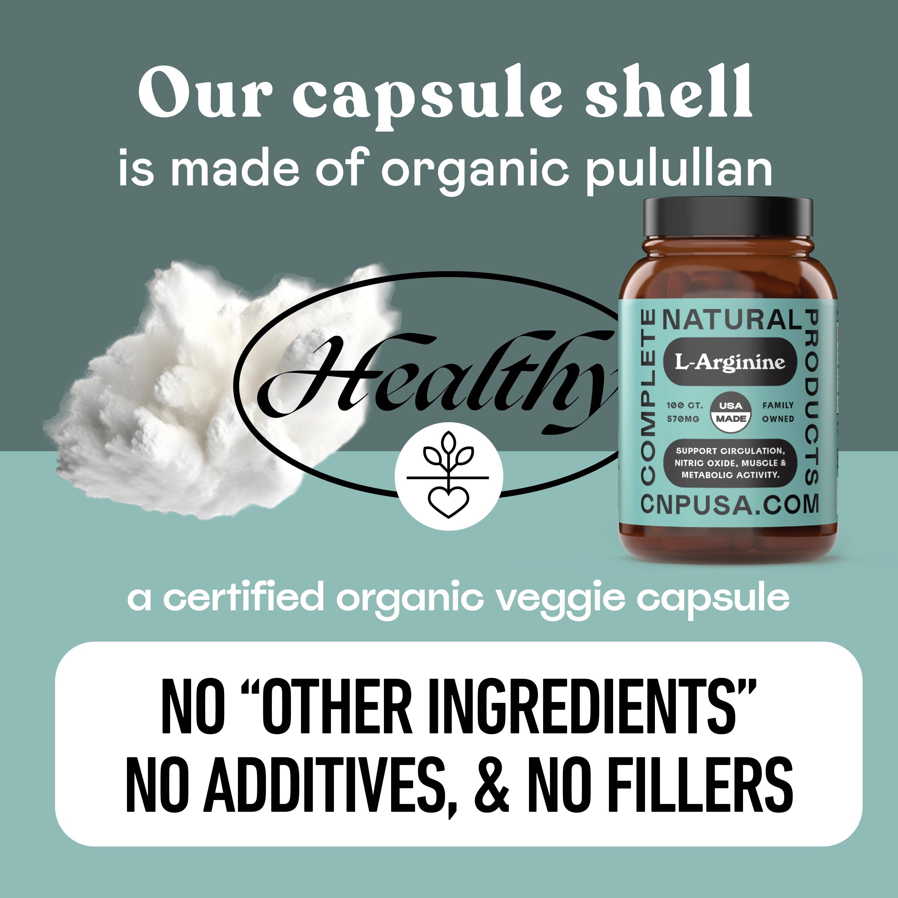 Complete Natural Products - Wholesale Oral Supplement/Vitamin - L-Arginine Capsules6