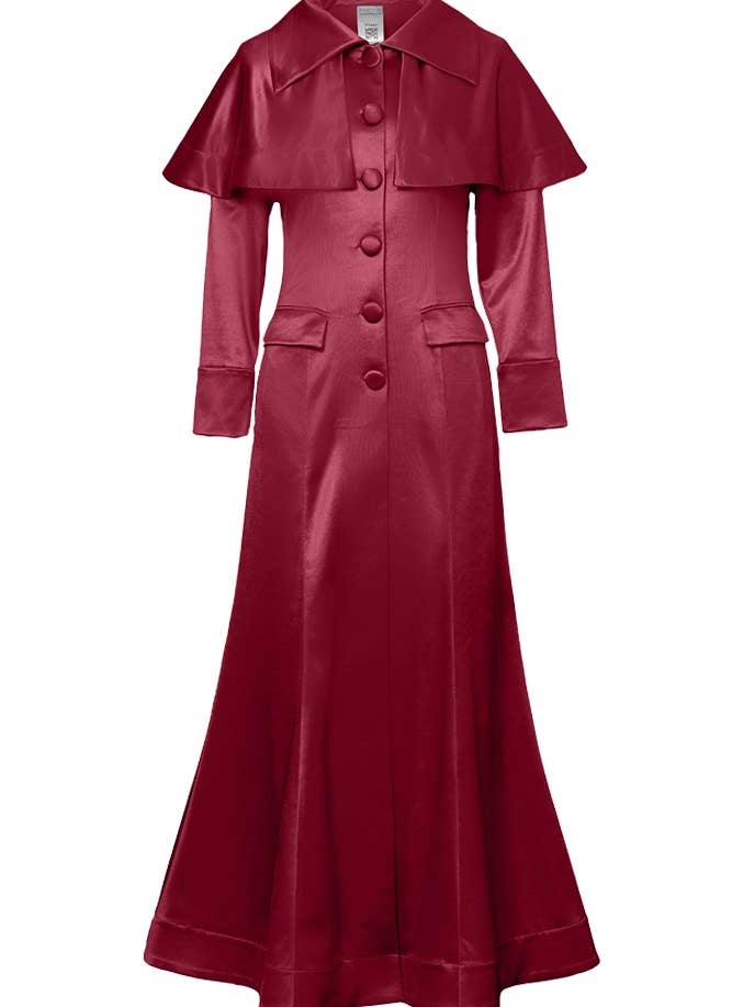 Casaco Maxi Poncho Tamanhos Plus Chic Star Vermelho 030824 por atacado de CHIC STAR