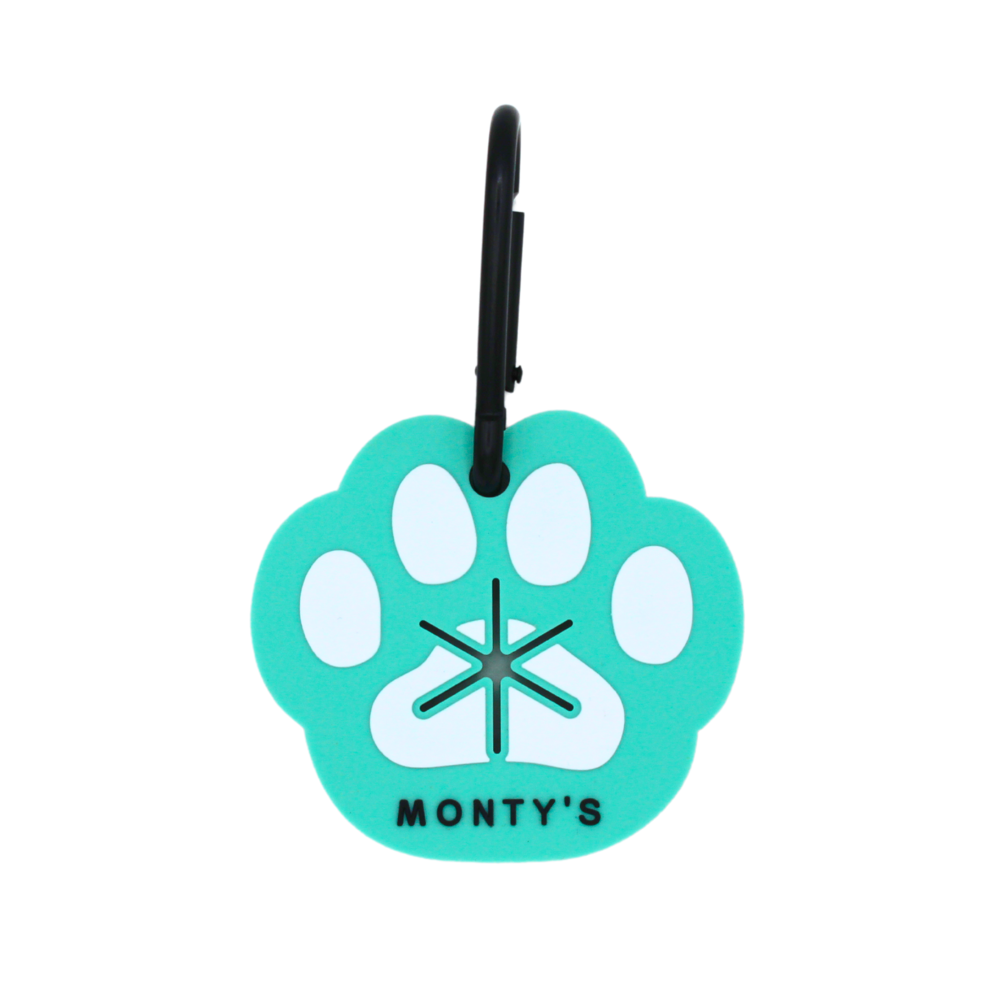 Monty's Bags - Wholesale Pet Poop Bag Dispenser - Silicone Used Poop Bag Handsfree Holder - Paw Print16