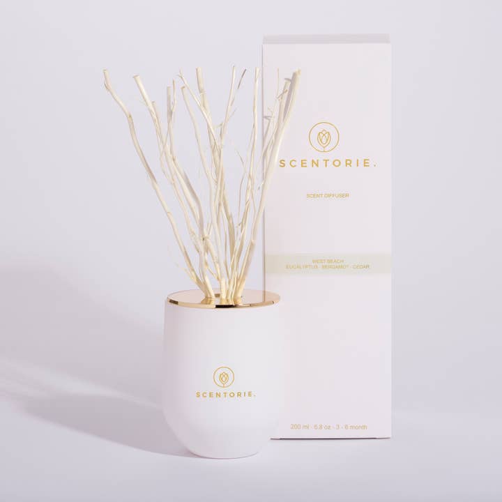 DIFFUSORE A BASTONCINI PROFUMATI WEST BEACH per la vendita all'ingrosso da parte di SCENTORIE.