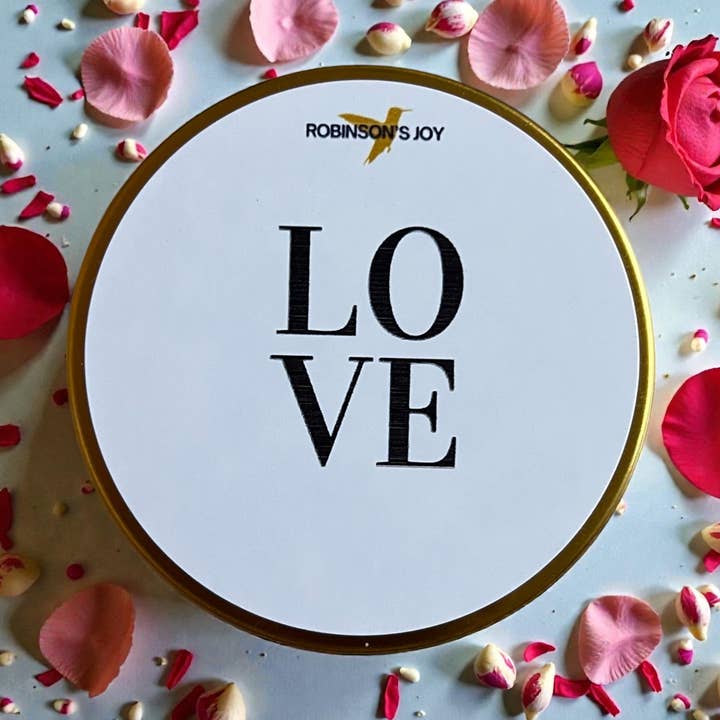 LOVE 2oz Candle- Valentine's Day Collection for wholesale by ROBINSON'S JOY