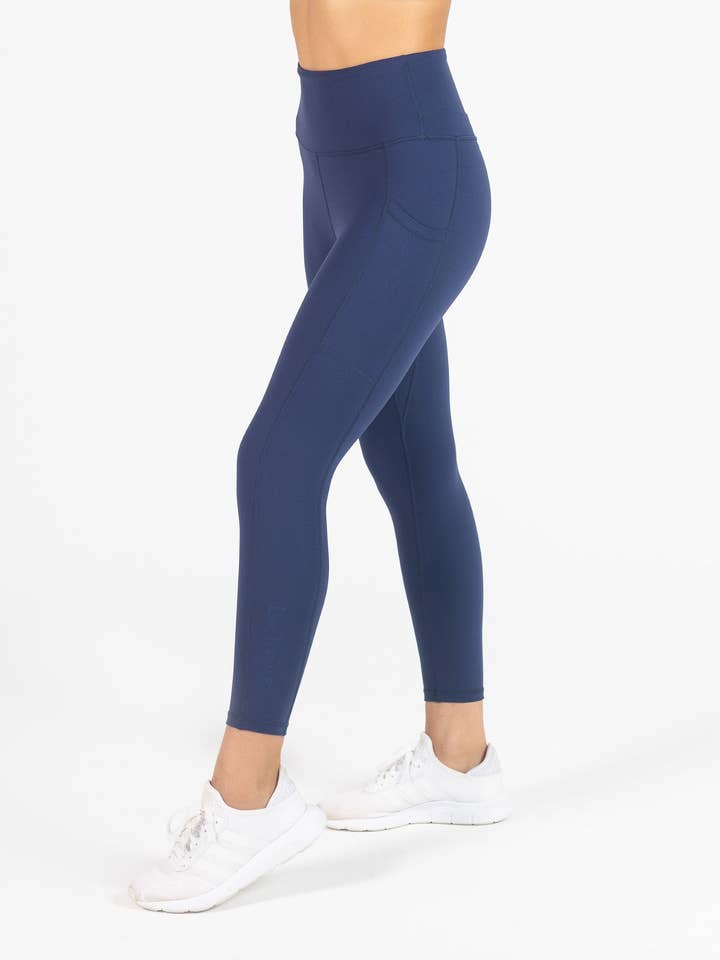 Leggings 7/8 Real Active - Azul-marinho por atacado de Real Active